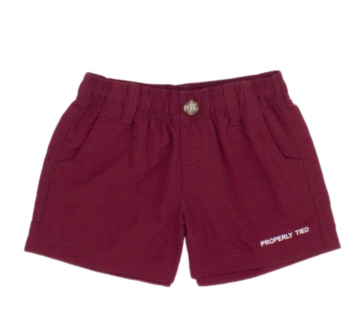 Boy Mallard Short Maroon