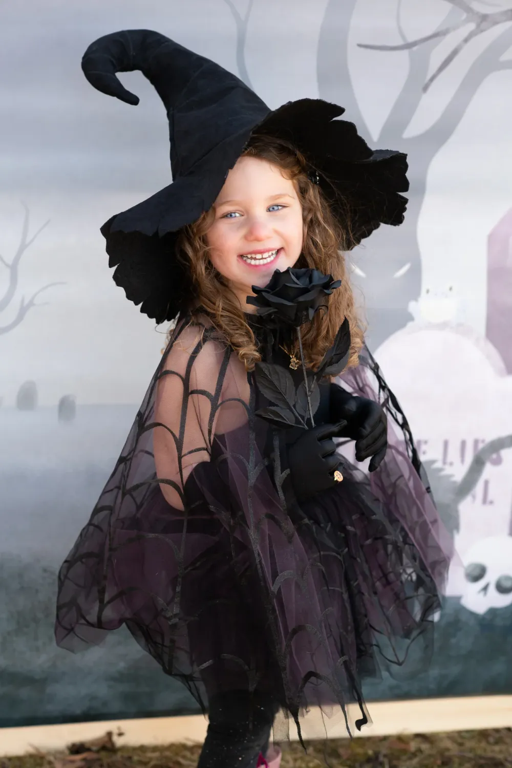 Spider Witch Cape and Tutu, 4/6