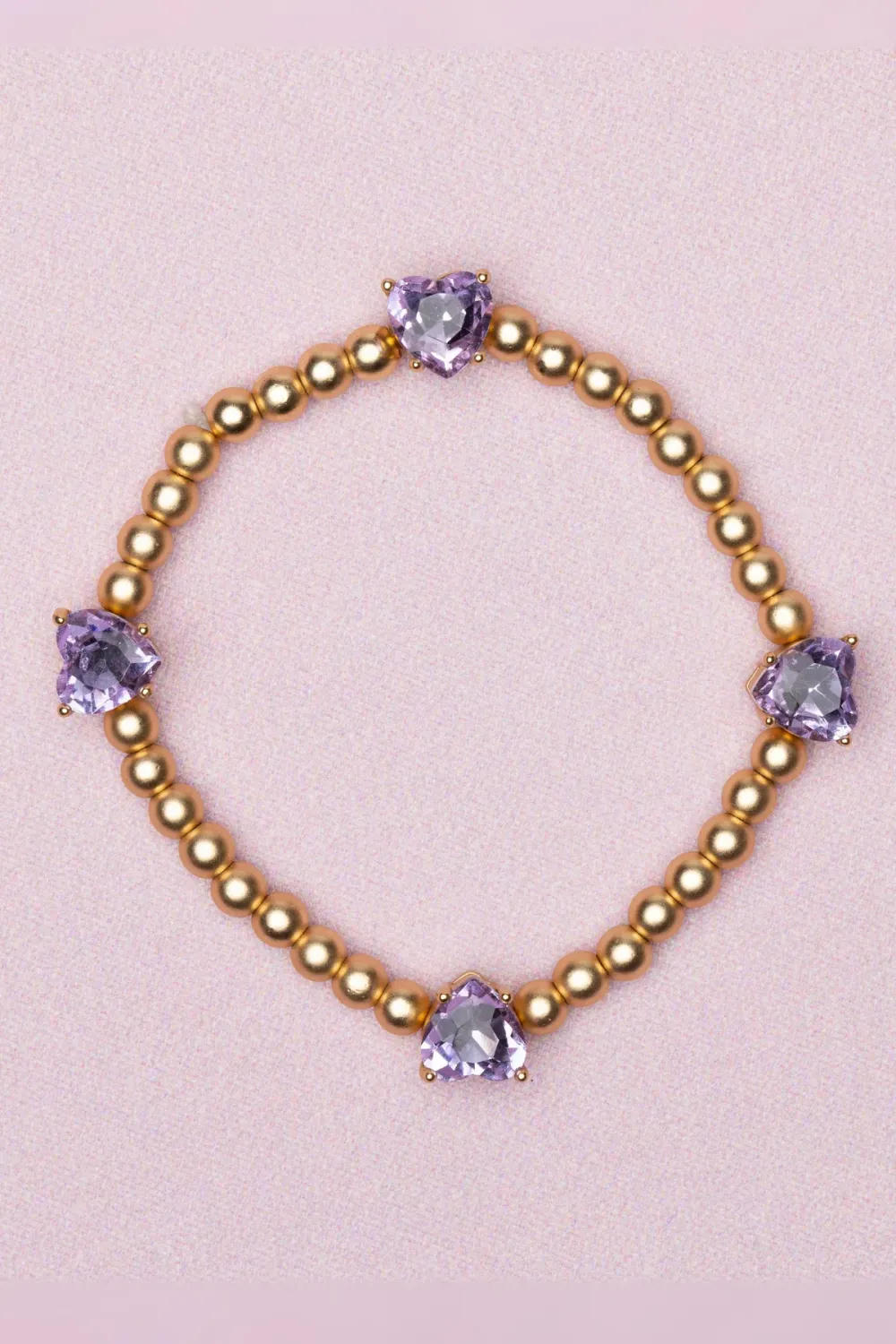 91809 Amethyst Love Bracelet