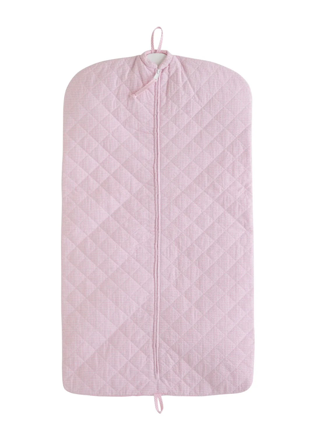 Quilted Garment Bag- Light Pink