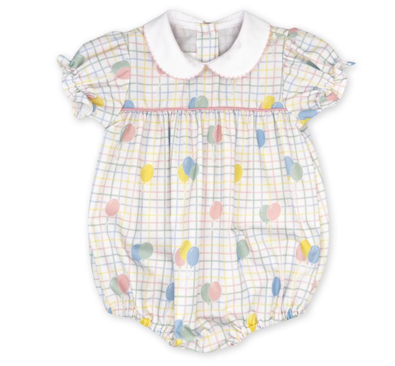 Charleston Bubble- Party Time Balloon Plaid