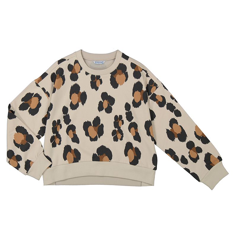 7470 Girls Pullover- Stone
