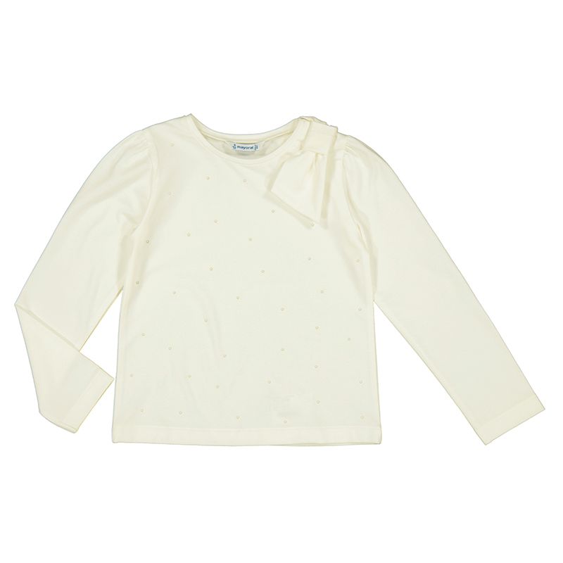 4064 Long Sleeve Bow Blouse