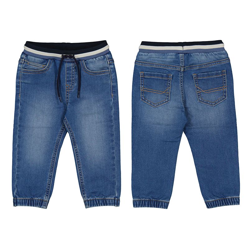 2534 Soft Denim Joggers- Medio