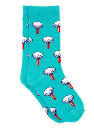 Lucky Duck Socks Tee Time