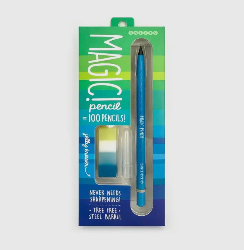 Magic Pencil and Eraser Set Blue