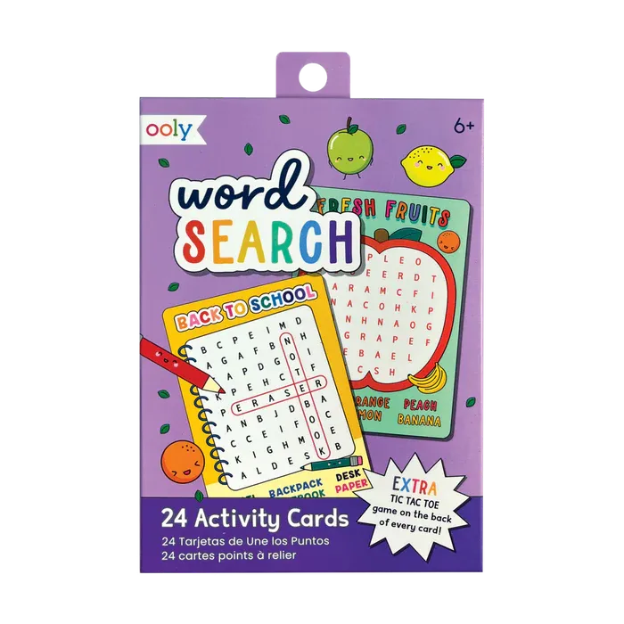 Word Search Activity Cards