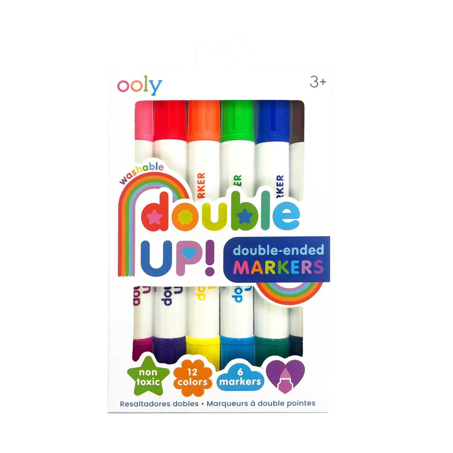Double Up! Double Ended Markers, 6pk