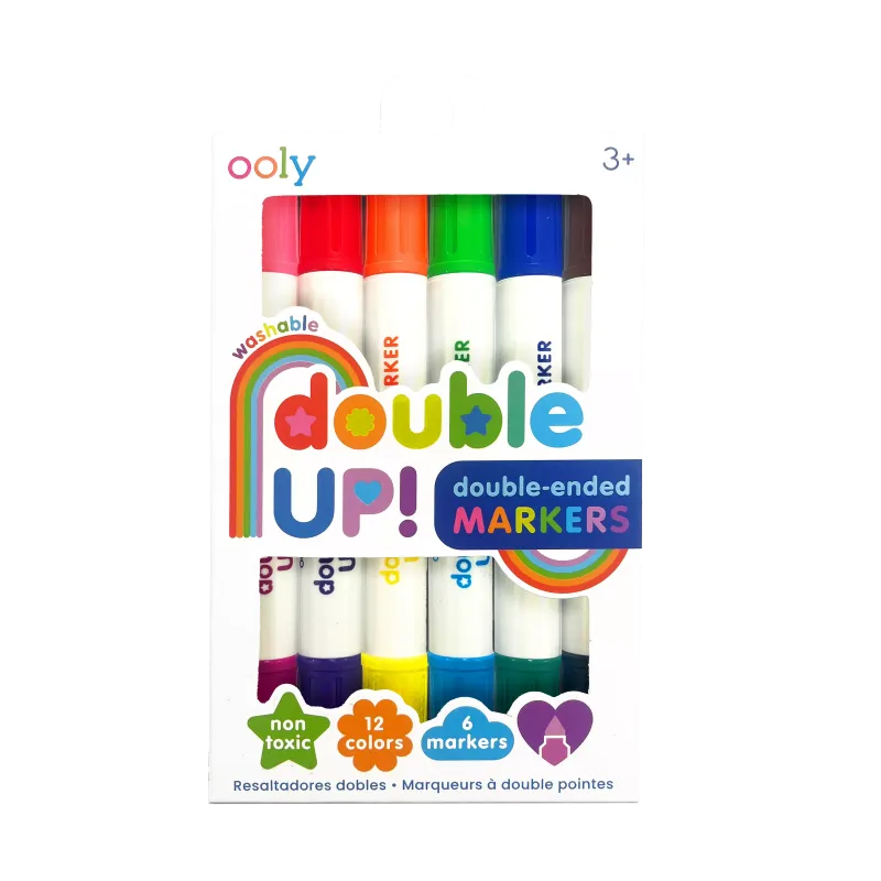 Double Up! Double Ended Markers, 6pk