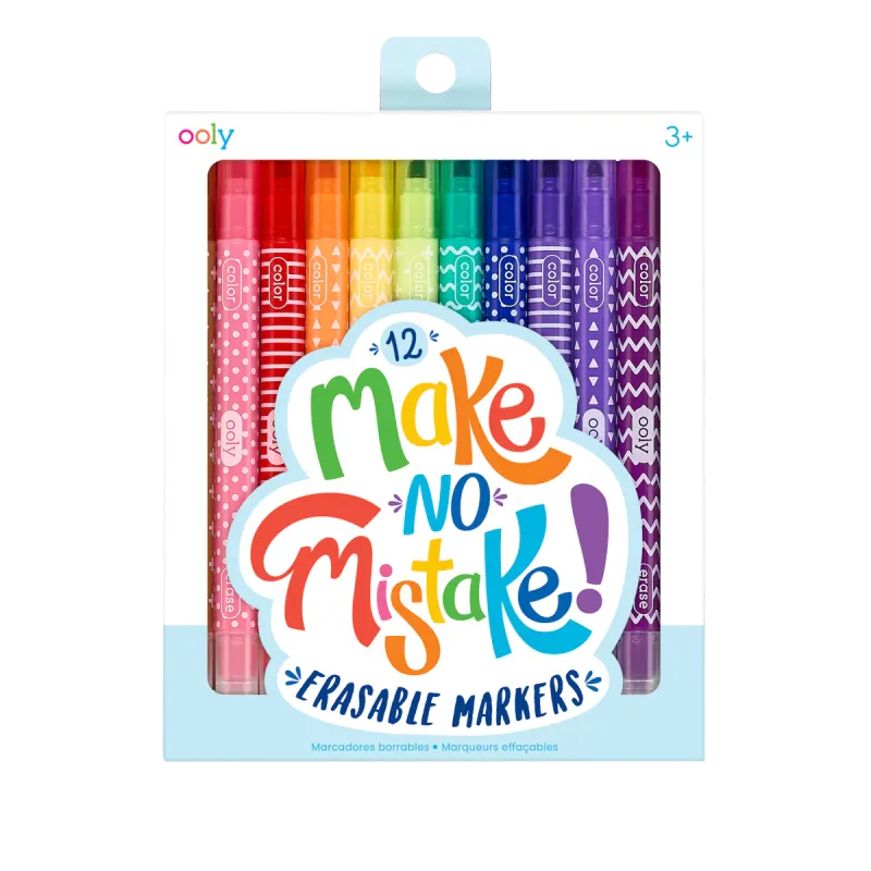 Make No Mistake! Erasable Markers, 12pk