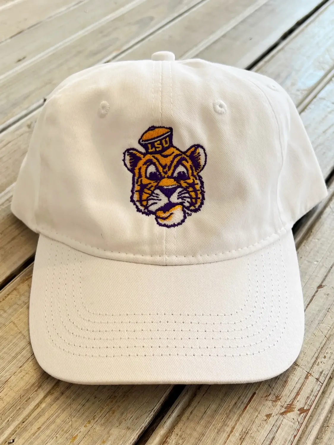 Kids Mike the Tiger Hat- White