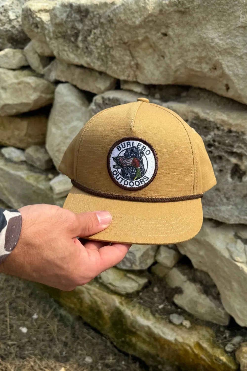 Burlebo Cap Duck and Dog Tan
