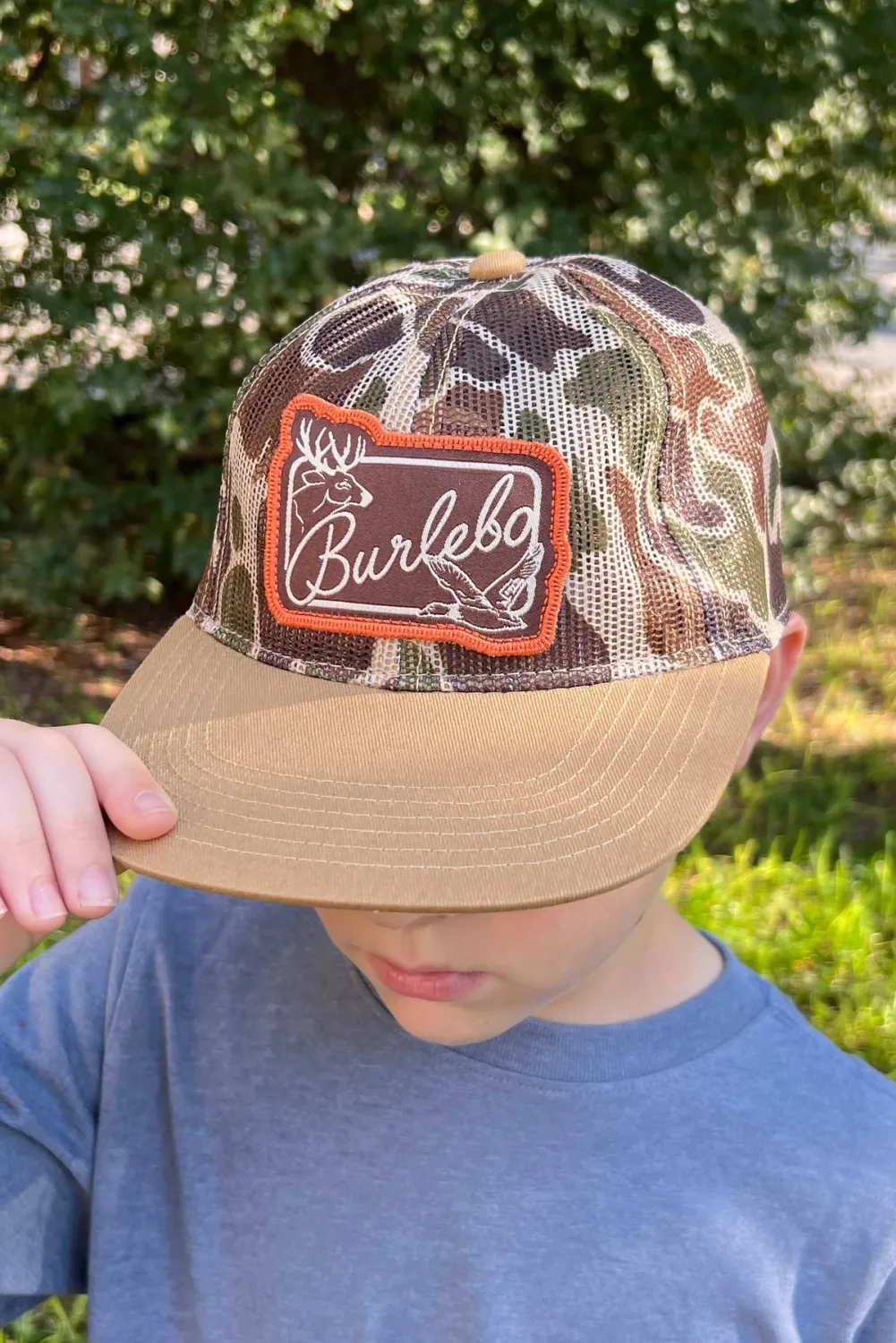 Burlebo Cap Patch Logo-Camo Mesh