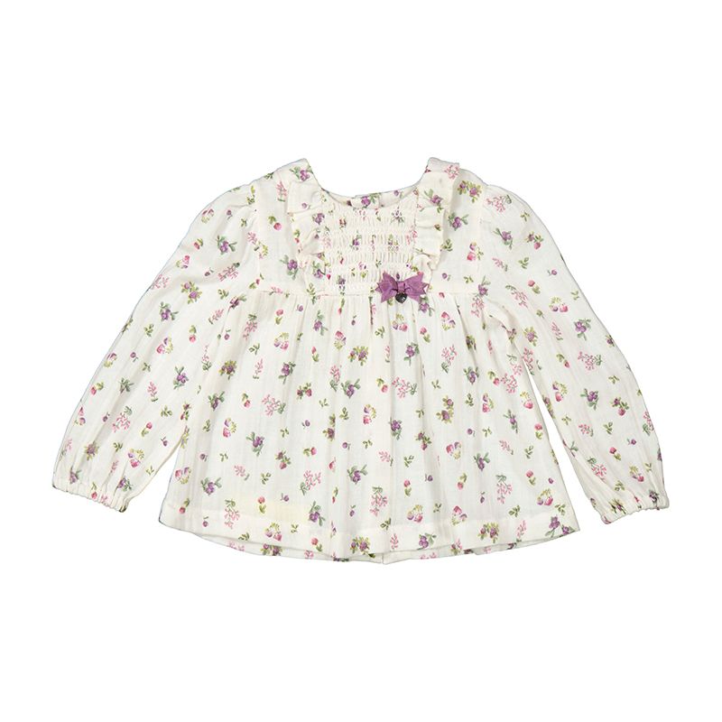 2195 Floral Gauze Blouse