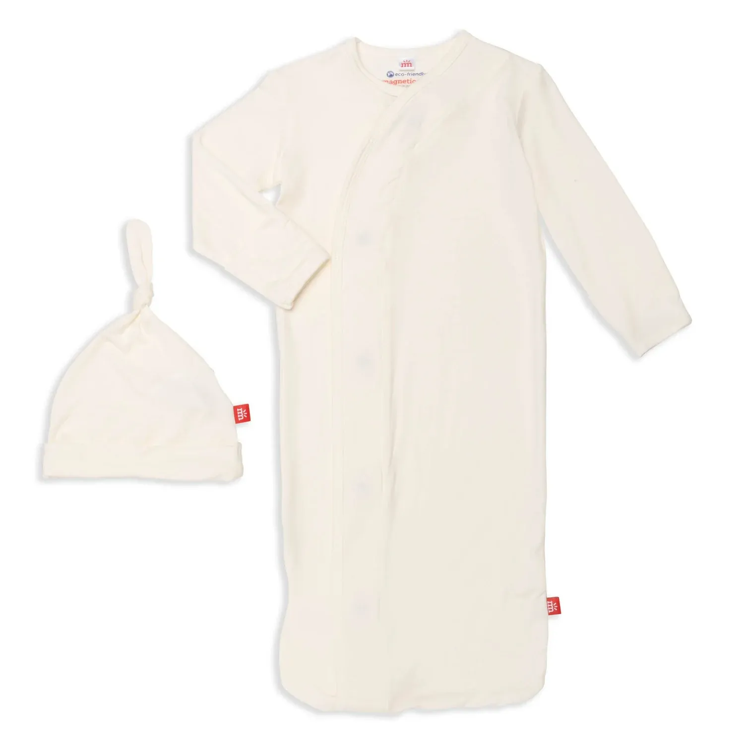Egret Magnetic Gown and Hat Set