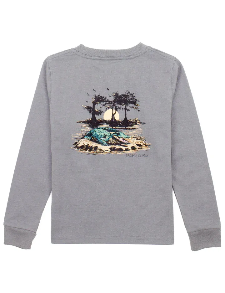 PT LS Sig Tee- Bayou Gator