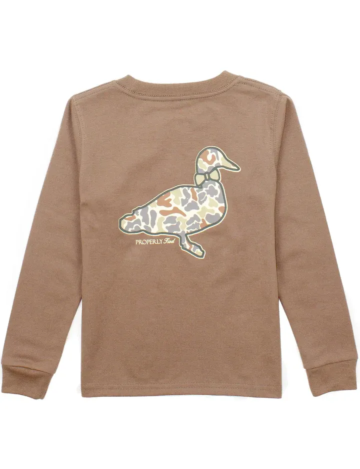 PT LS Sig Tee Field Camo Logo