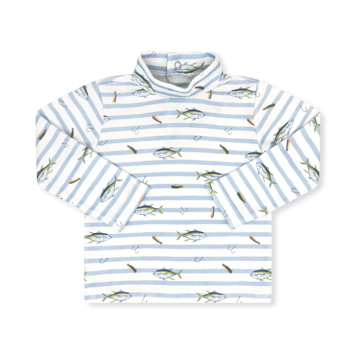 Tiny Tot Turtleneck- Fish Tales