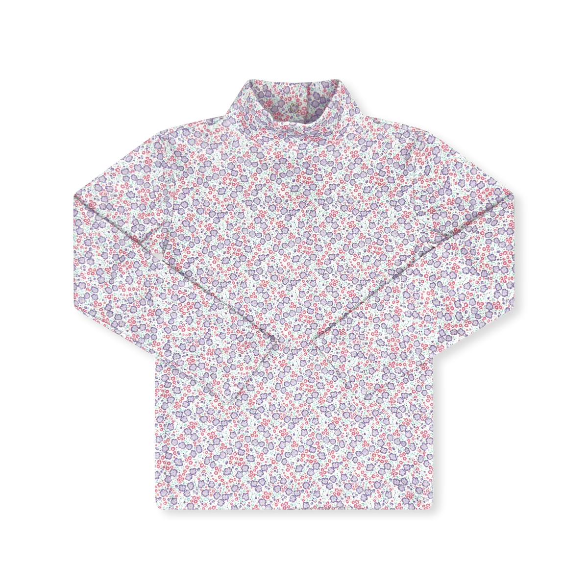 Tiny Tot Turtleneck- Sweet Pea Floral