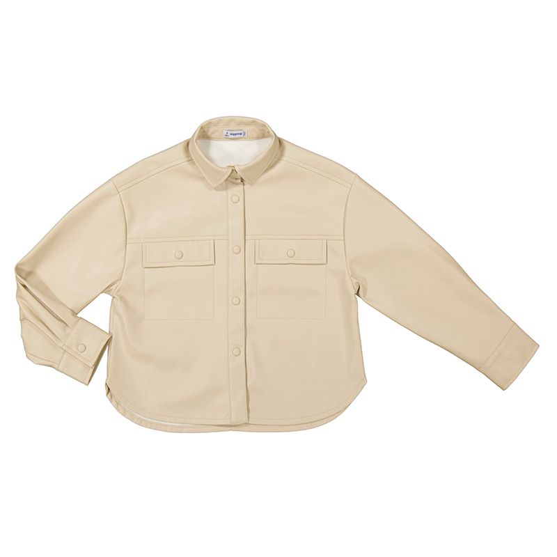 7194 Girls Pleather Jacket