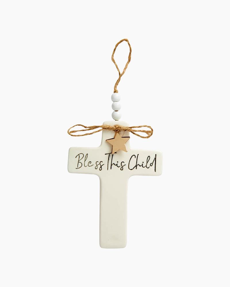 Little Blessings Ceramic Cross