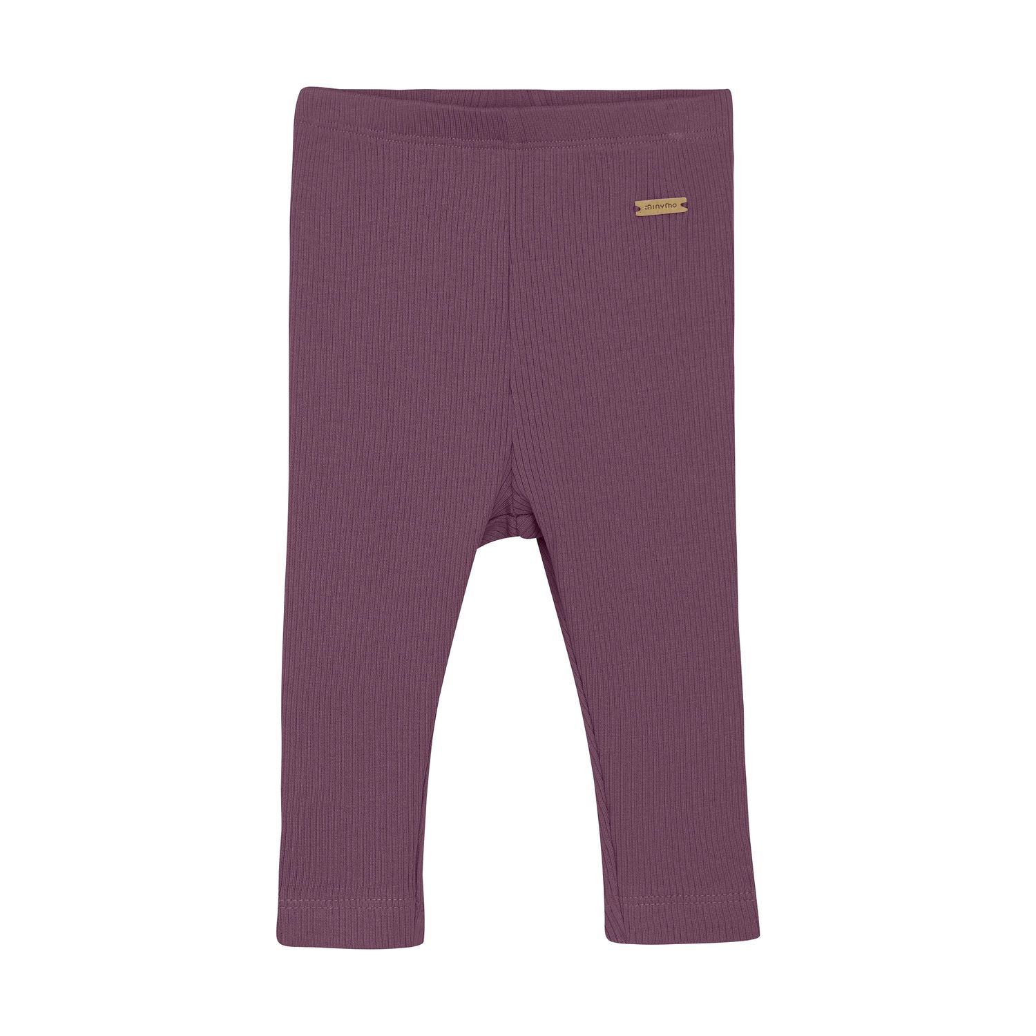 Black Plum Ribbed Leggings