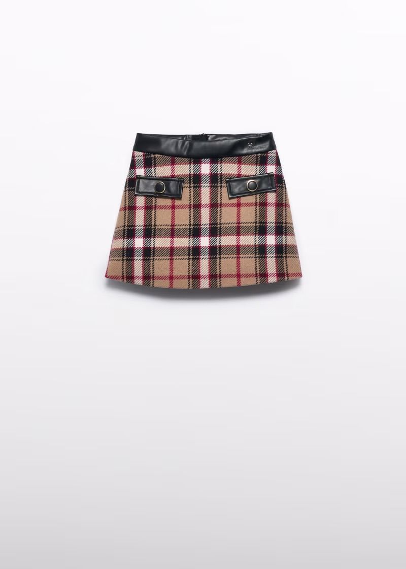 5518 Check Skirt