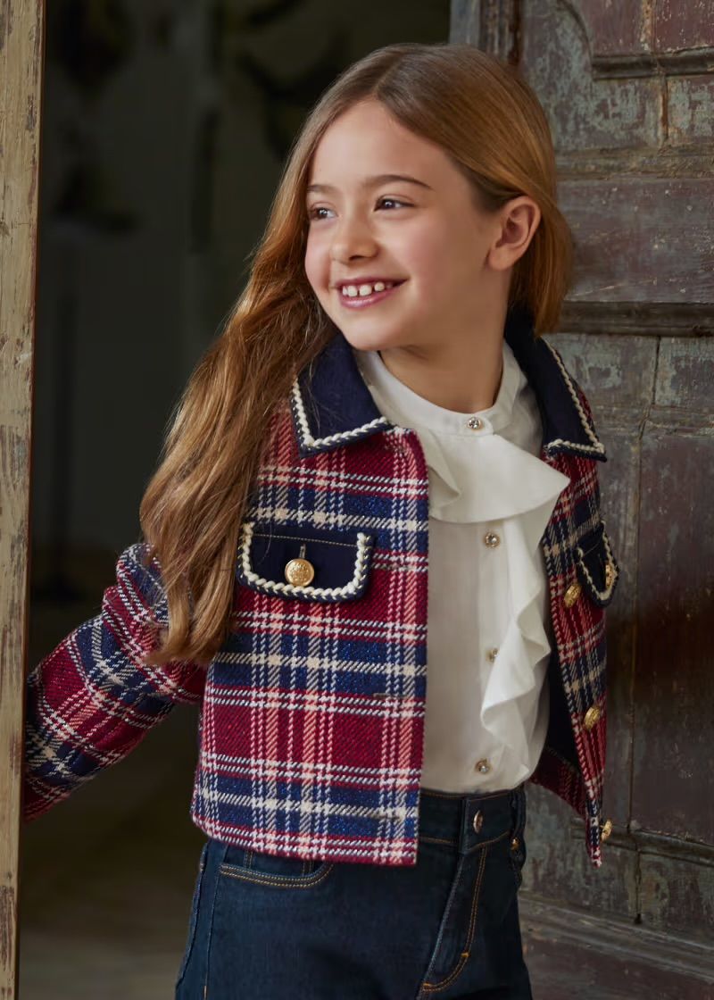 5831 Plaid Coat