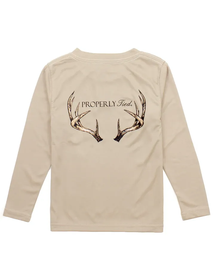 Vintage Antler Performance LS Tee