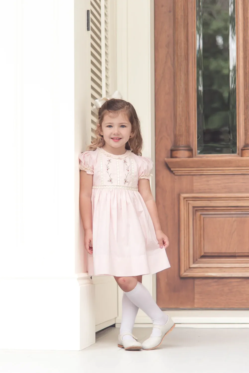 Elizabeth Dress, Blessings Pink
