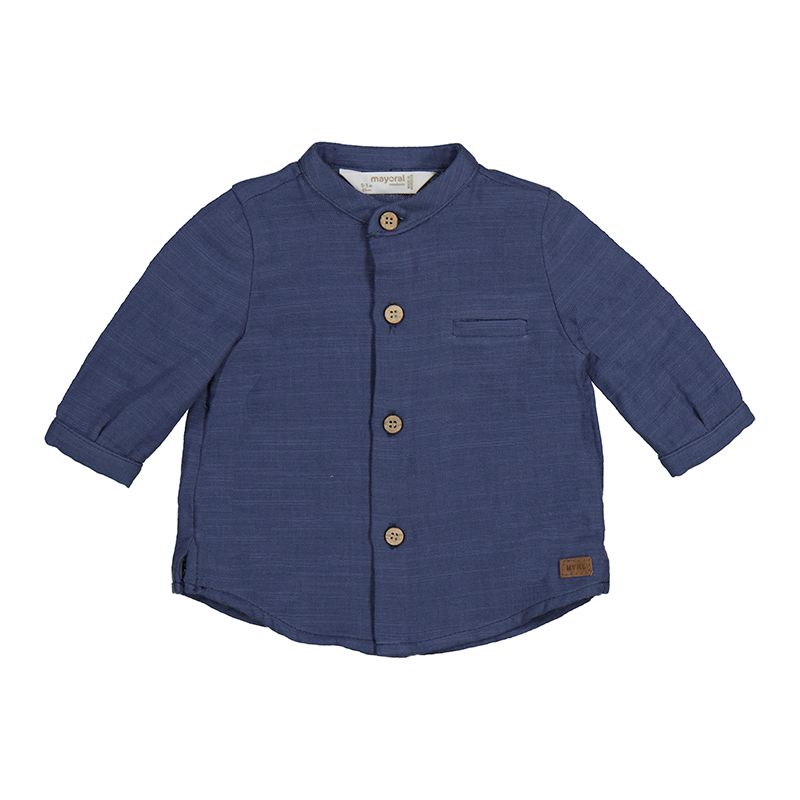 LS Mao Collar Shirt 