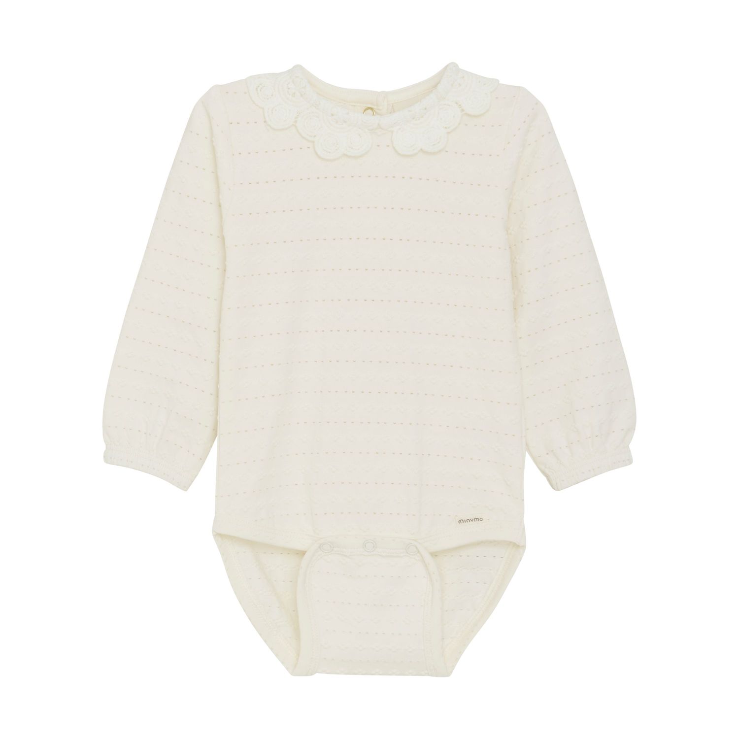 Ivory Swiss Dot Peter Pan Bodysuit 