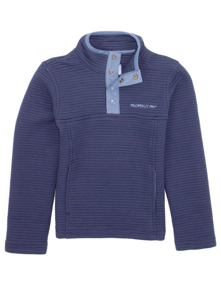 Ridgeway Pullover- Navy