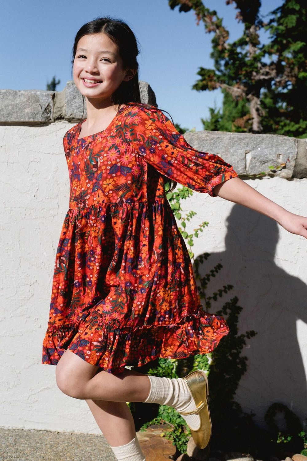 Kenzie Dress- Fall Floral