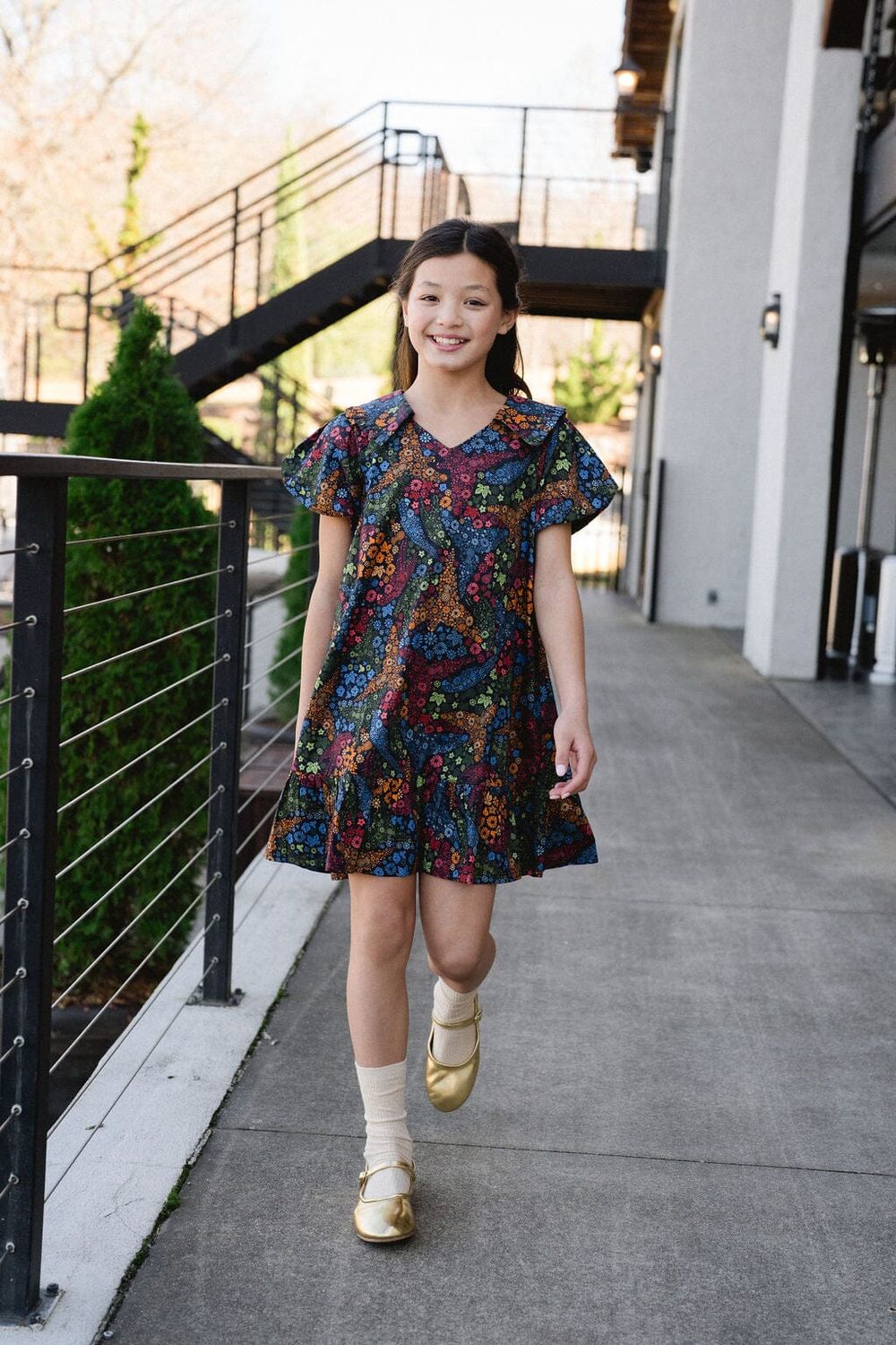 Penelope Dress- Ditzy Floral