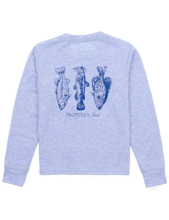 Portland Pocket Tee- Blue- Fisherman&#39;s Paradise