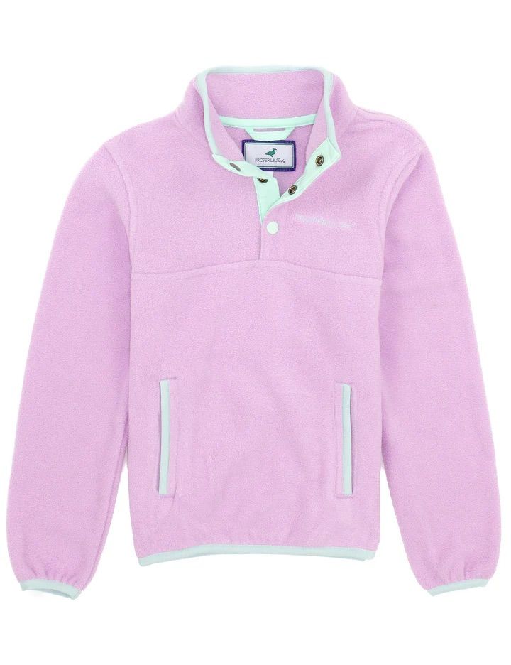 Girls Luna Pullover- Wisteria