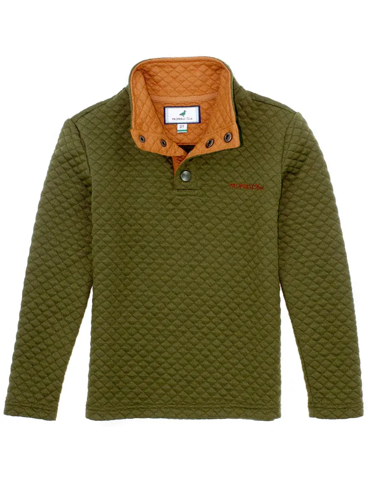 Club Pullover- Olive