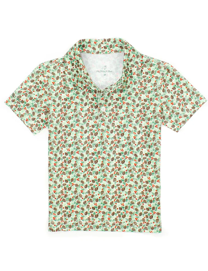 Inlet Polo- Winter Pine