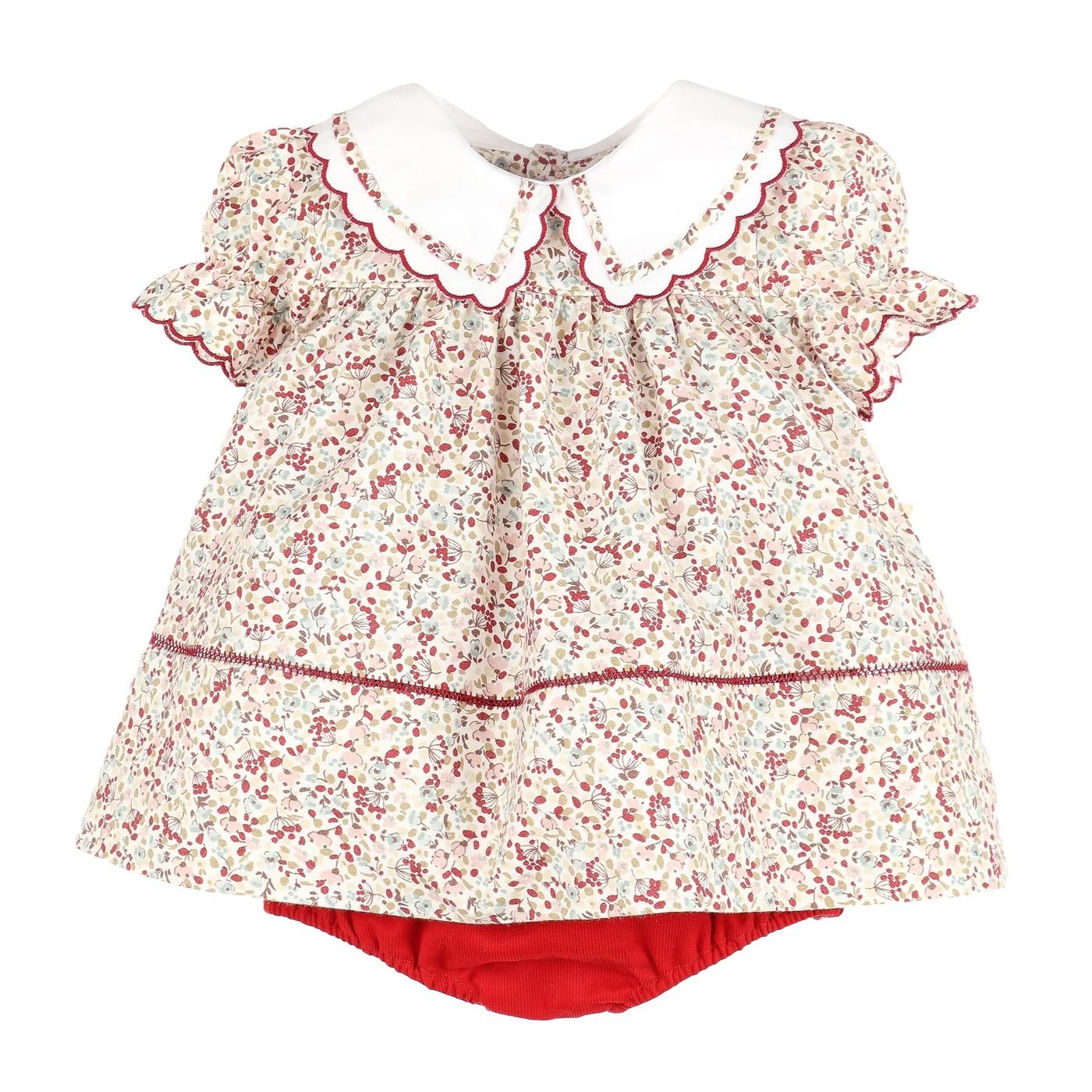 Cranberry Crush Petal Float Dress w/ Bloomer