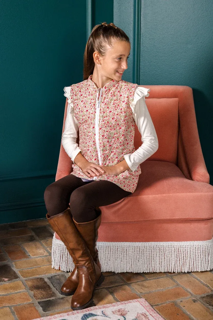 Layne Vest- Autum Meadow Floral