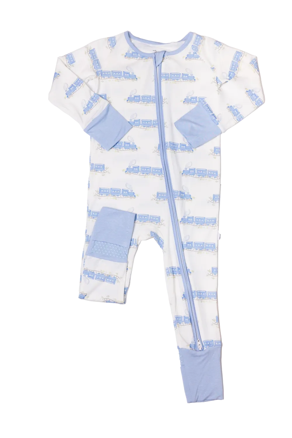 Train Bamboo Sleep Romper