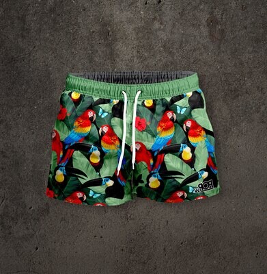 Short hawaianas Tucan summer