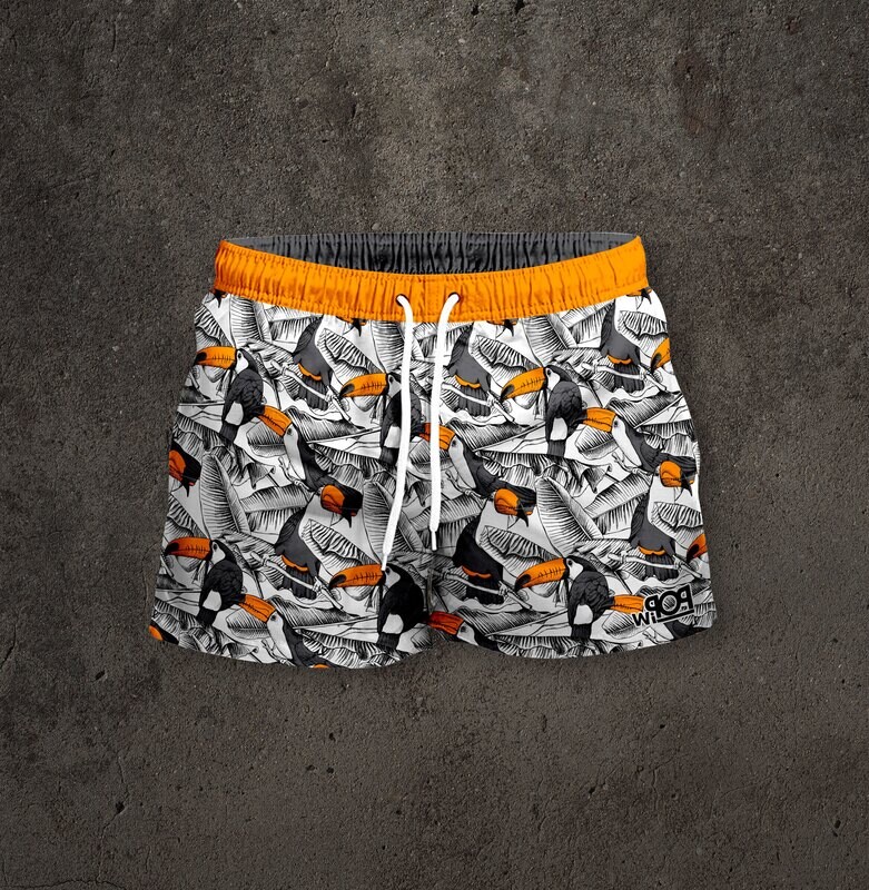 Short  hawaianas Tucan BN
