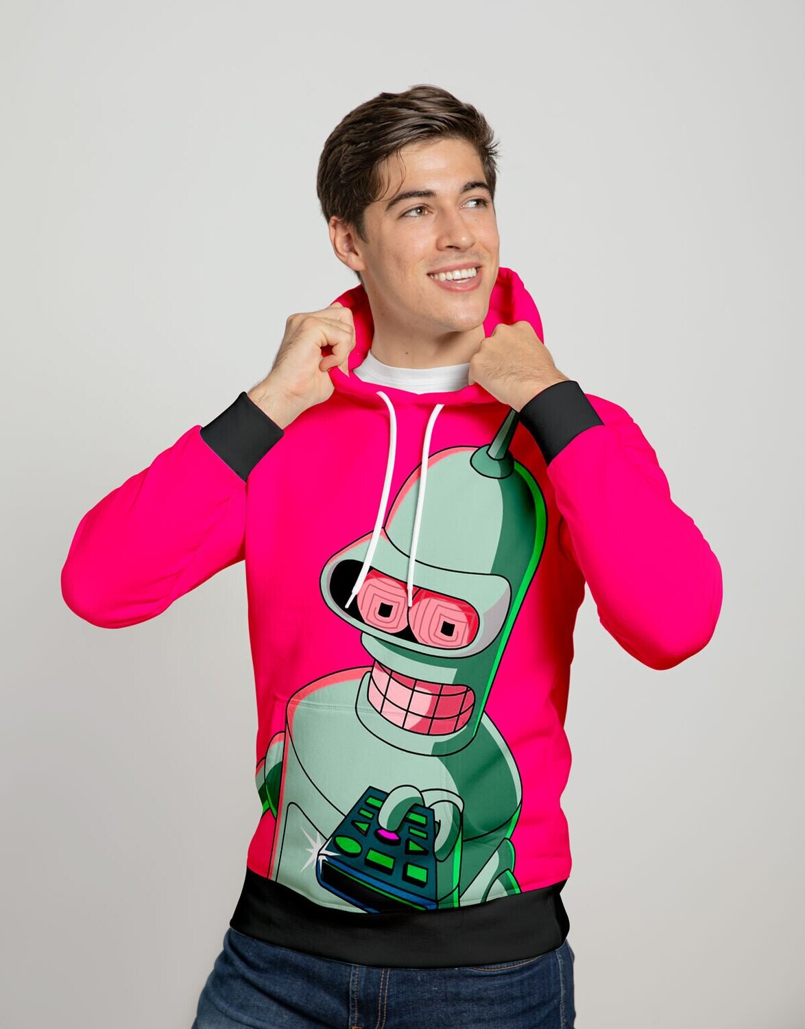 hoodie bender fuccia