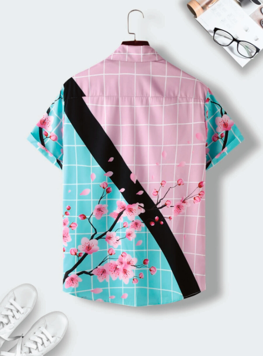 Camisas  bicolor cerezos