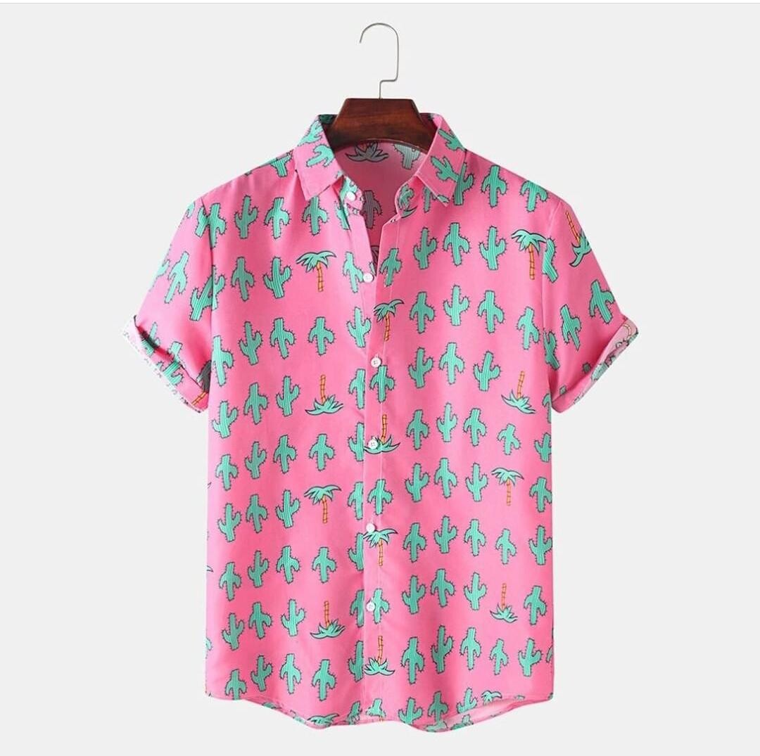 Camisas fucsia cactus