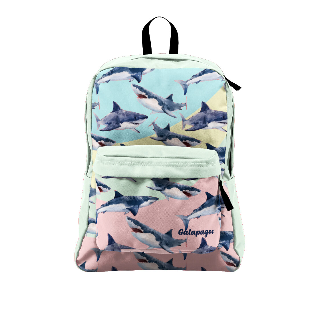 Maleta tiburones colores pasteles