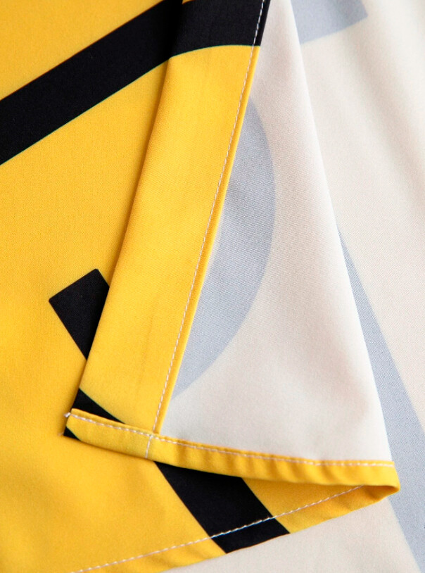 Conjunto  hombre amarillo &amp; negro tex