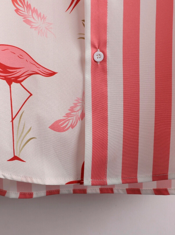 Conjunto flamingo hombre palo rosa